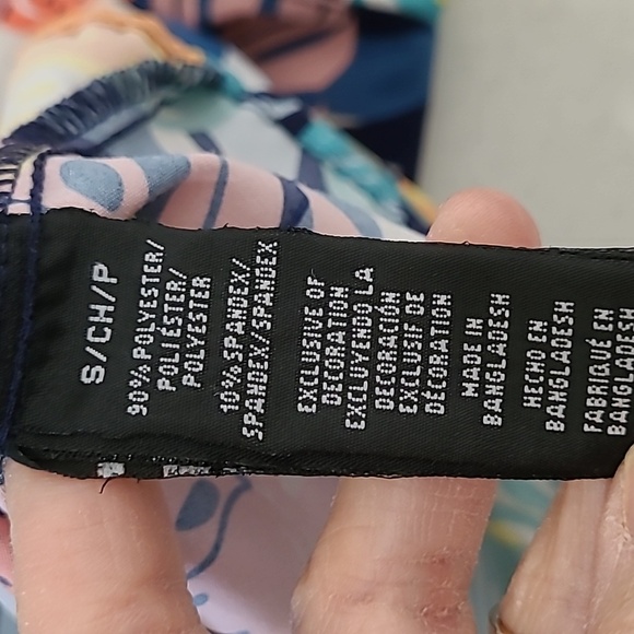 Good Vibes Vibrant Tropical Print Men's Casual Button Down Shirt size Small - Picture 4 of 6